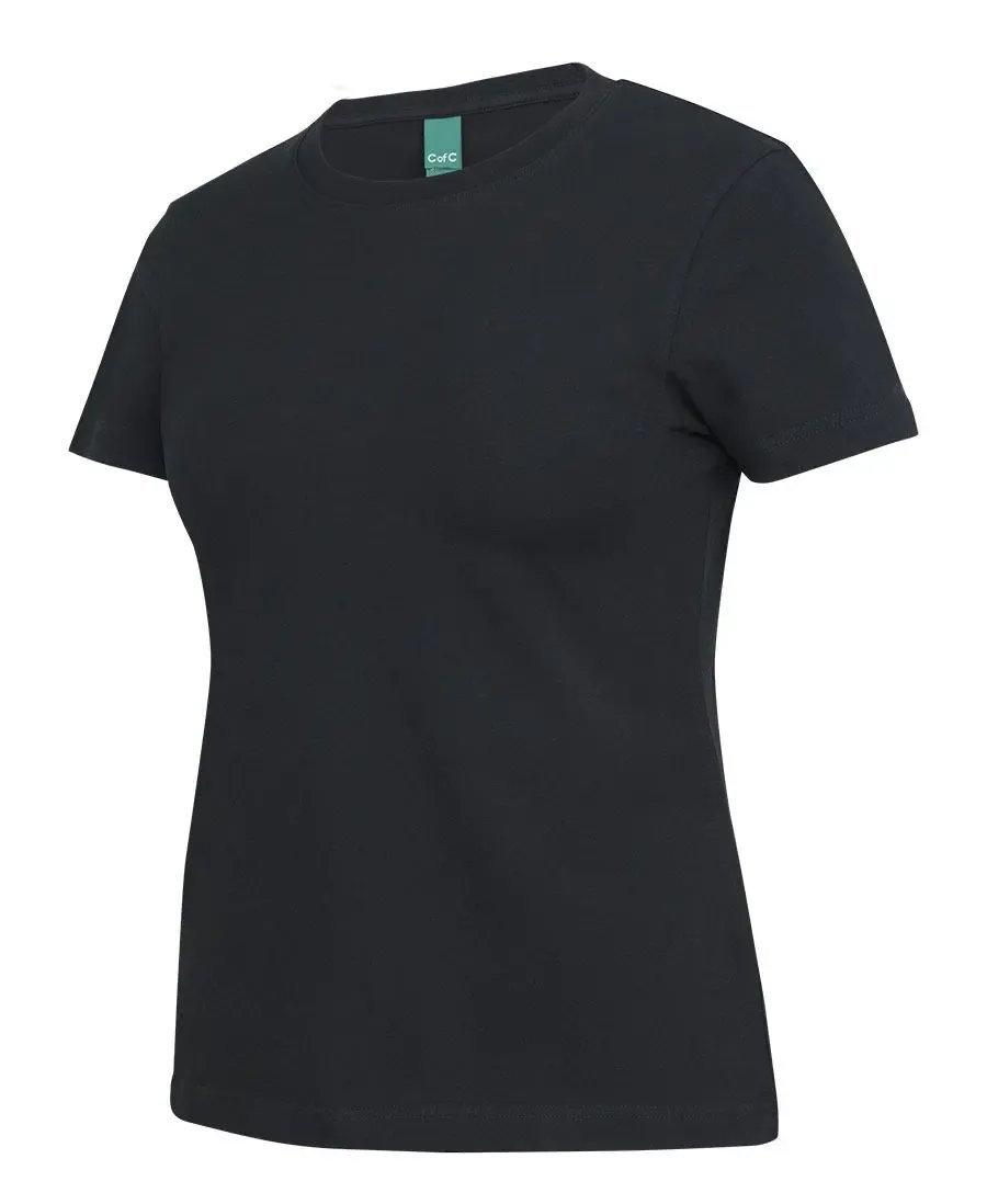 C of C Women's Cotton Stretch Tee 1STS1